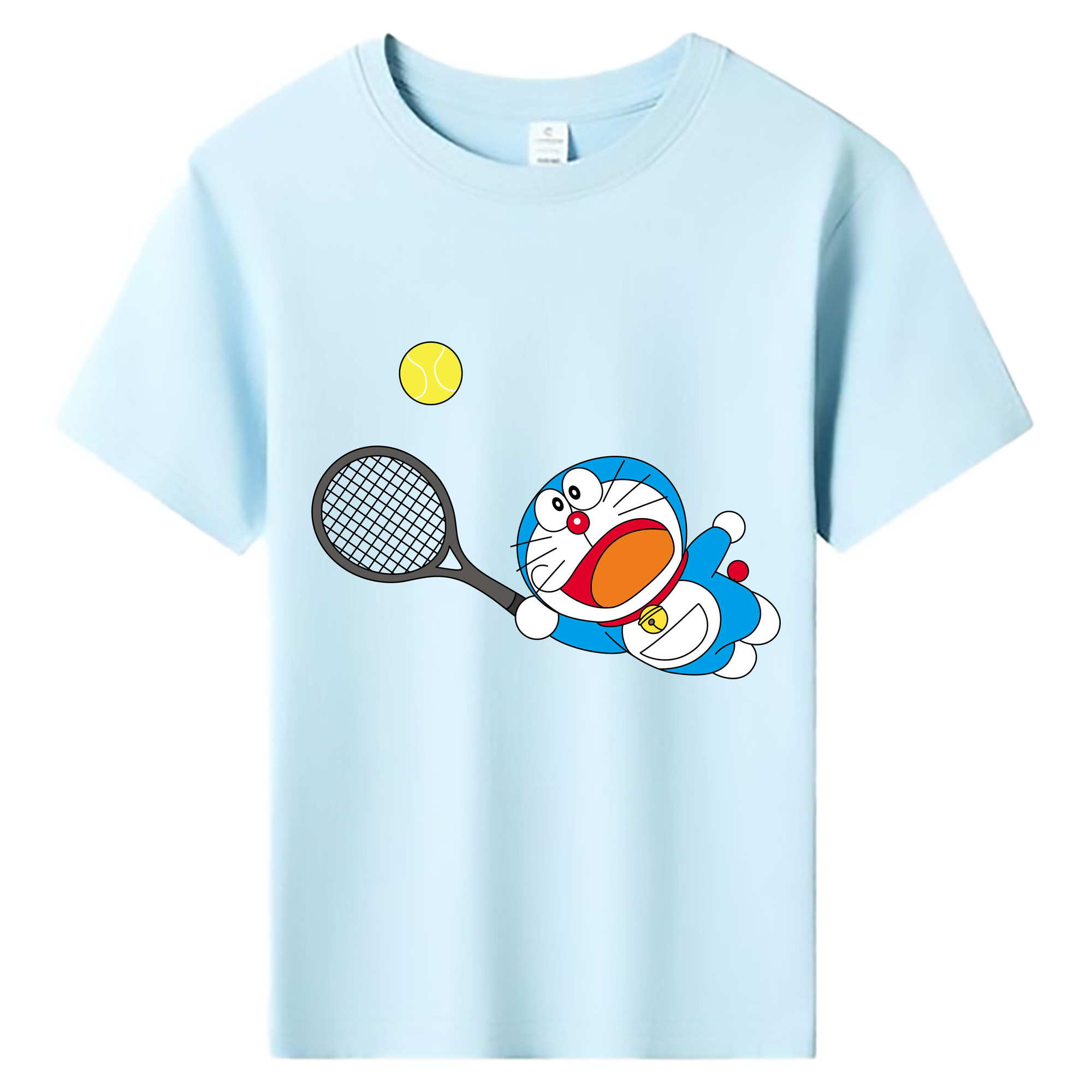 （画像用） ドラえもん Doraemon 綿100％キッズTシャツ（フロントプリント）